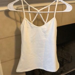Work out cami with cross back
